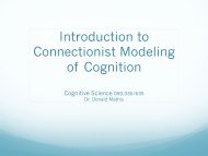 Lecture slides (PDF) - Department of Cognitive Science