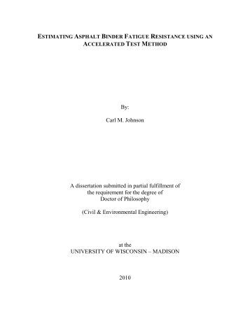 Thesis submitted in partial fulfillment of the requirements