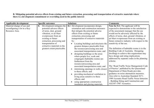 State Planning Policy 2/07 Guideline - Queensland Mining and Safety