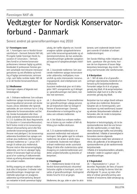 download pdf: 2,1mb - Nordisk Konservatorforbund Danmark