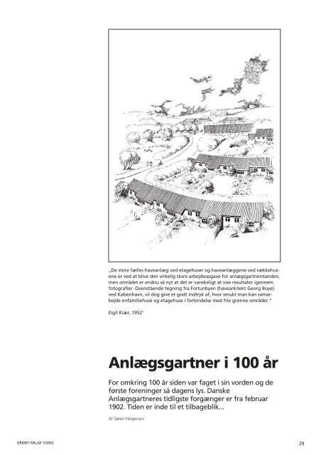 Anlægsgartner i 100 år - Grønt Miljø