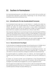 11 Suchen in Formularen