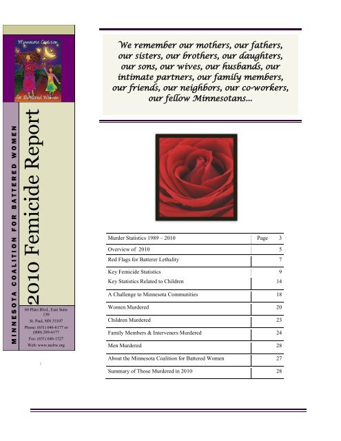 2010 Femicide Report - United Front