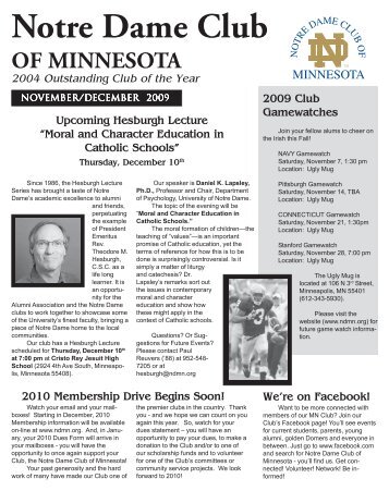 Download PDF of November-December 2009 Newsletter