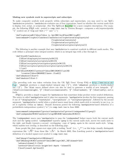 The Comprehensive LaTeX Symbol List - CTAN