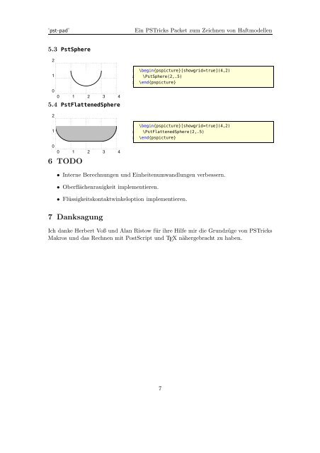 pst-pad Ein PSTricks Packet zum Zeichnen von Haftmodellen