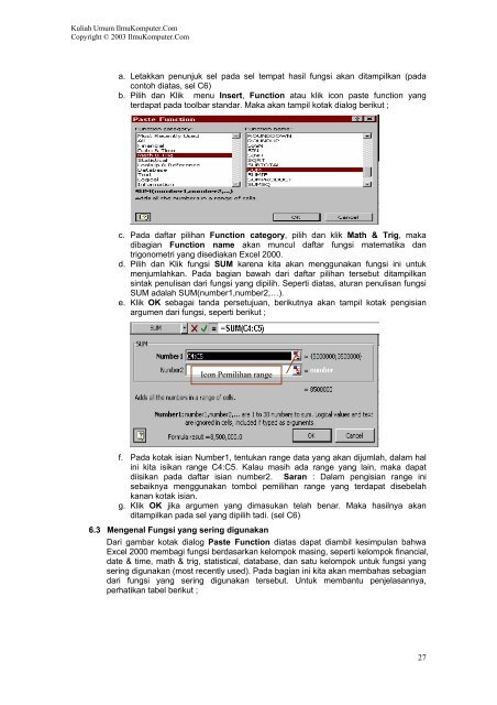 Tutorial Microsoft Office - Kambing UI