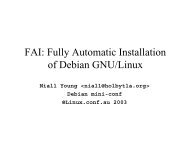 FAI: Fully Automatic Installation of Debian GNU/Linux - mirror