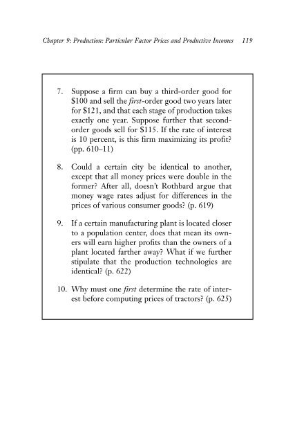 Study Guide to Man, Economy, and State with Power and Market