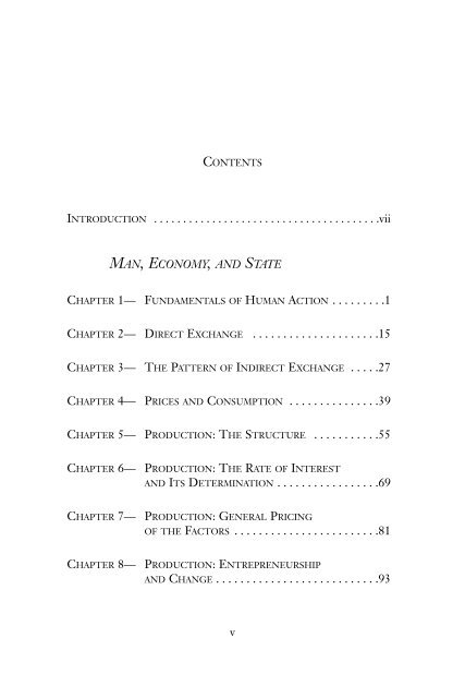 Study Guide to Man, Economy, and State with Power and Market