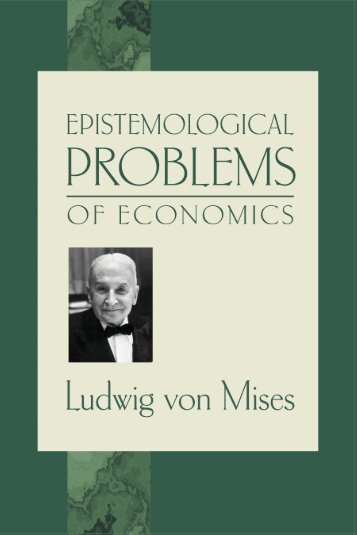 From Value Theory to Praxeology - Ludwig von Mises Institute