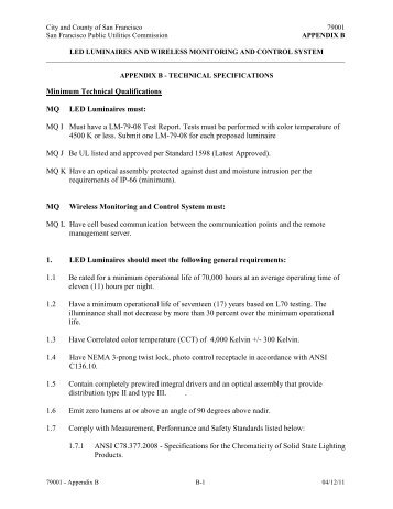 Appendix B - Technical Specification--1