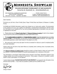 Player Profile & Waiver Forms (PDF) - Mr. Basketball, Inc.