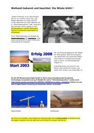 Vortrag Desert Greening - misterwater.eu