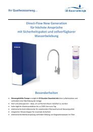 Direct für h mit Sicherhei ect-Flow New Generation ... - misterwater.eu