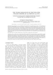 the tensile behaviour of friction-stir- welded dissimilar aluminium alloys