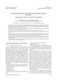 scrap-based steel production and recycling of steel - materiali in ...