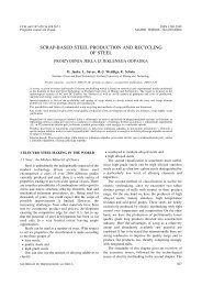 scrap-based steel production and recycling of steel - materiali in ...