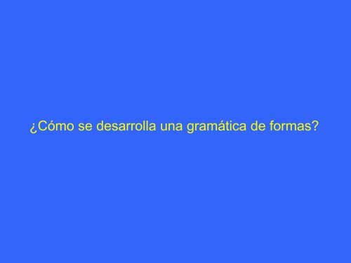 ¿Qué es la computación? ¿Qué es una gramática de formas ...