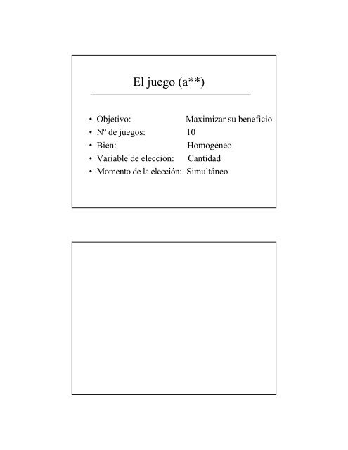 Resumen: teoría de juegos y estrategia competitiva I Ideas clave