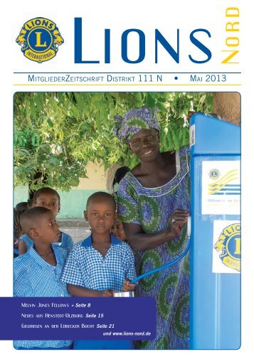 LIONS NORD Ausgabe Mai 2013 - Mitgliederzeitschrift.lions-nord.de ...