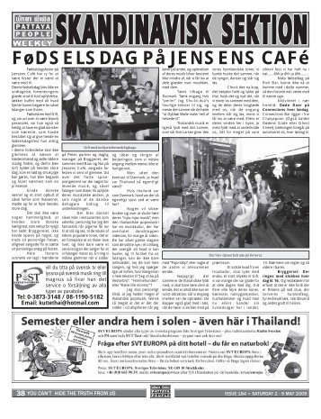 FøDSELSDAG På JENSENS CAFé - Pattaya People