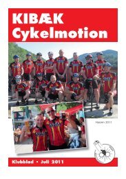 Klubblad juli 2011 - Kibæk Cykelmotion