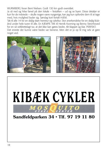 Klubblad juli 2011 - Kibæk Cykelmotion