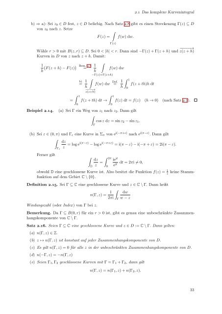 Funktionentheorie I