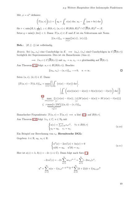 Funktionentheorie I