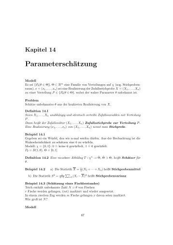 Parameterschätzung