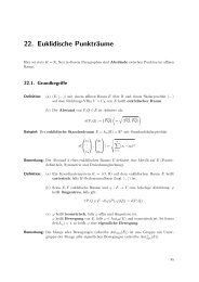 22. Euklidische Punkträume