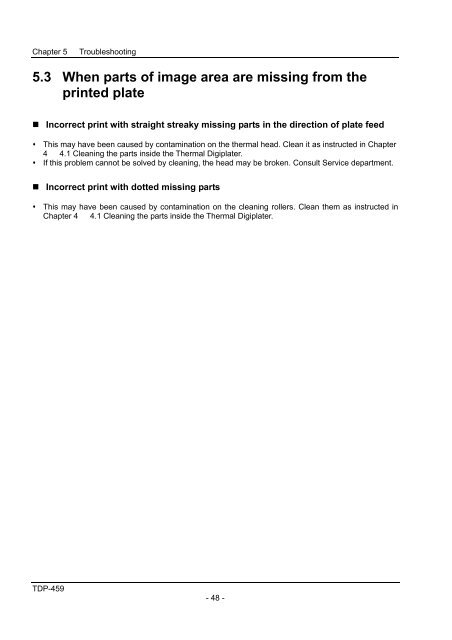 TDP-459 Users Guide - MItsubishi Imaging