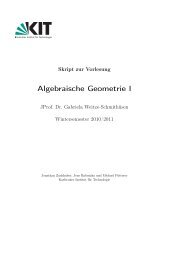 Algebraische Geometrie I