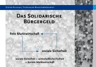 Das Solidarische Bürgergeld