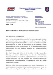2008-09-01 Brief an MP wegen Mauterhöhung - MIT - Mittelstands ...