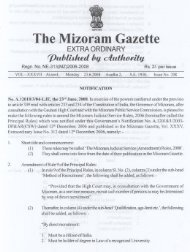 The Mizoram Judicial Service (Amendment) Rules, 2008