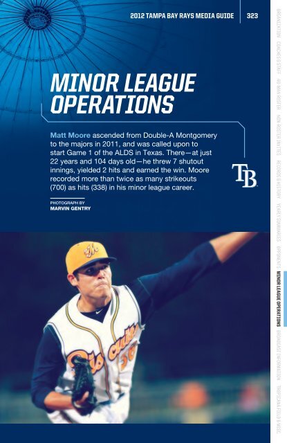 MINOR LeagUe OPeRaTIONs - MLB.com - Major League Baseball ...