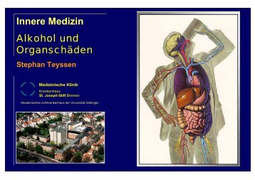 Innere Medizin Alkohol und Organschäden - Mobile Lecture Uni ...