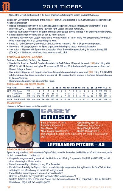 2013 information guide - MLB.com