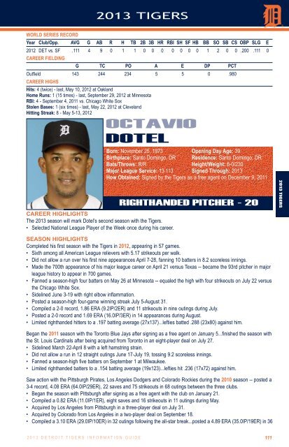 2013 information guide - MLB.com