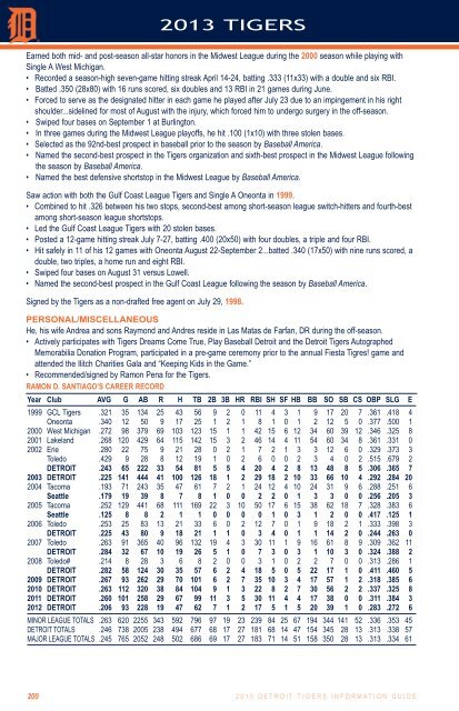 2013 information guide - MLB.com