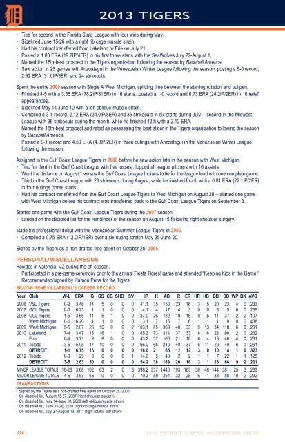 2013 information guide - MLB.com