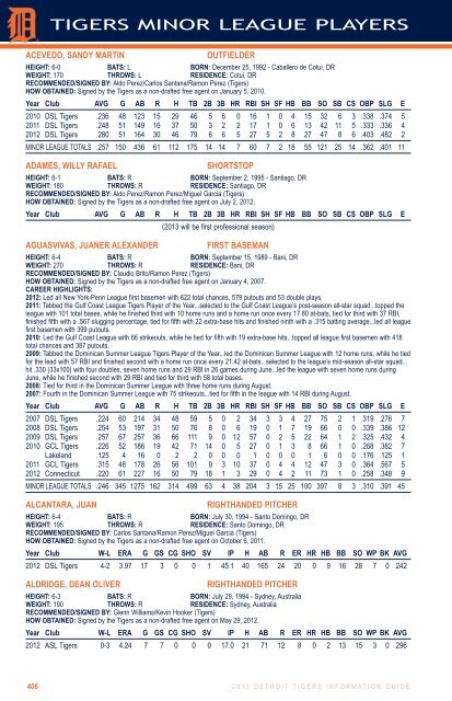 2013 information guide - MLB.com