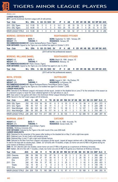 2013 information guide - MLB.com