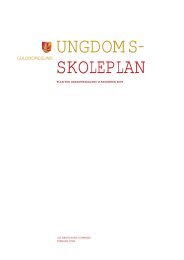 ungdomsskoleplan - Guldborgsund Ungdomsskole