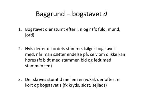 Stavning og staveudvikling 2010