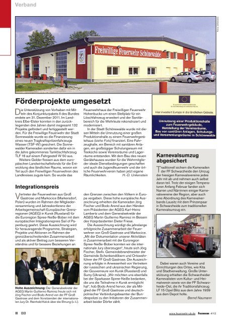 Verbandsnachrichten - April 2012 - Landesfeuerwehrverband ...
