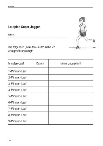 Laufplan Super-Jogger