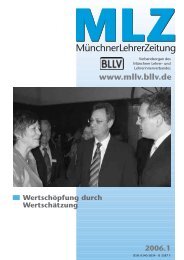 MLZ-Ausgabe Nr. 1 - MLLV - BLLV